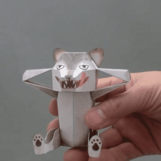 Action paper craft kit